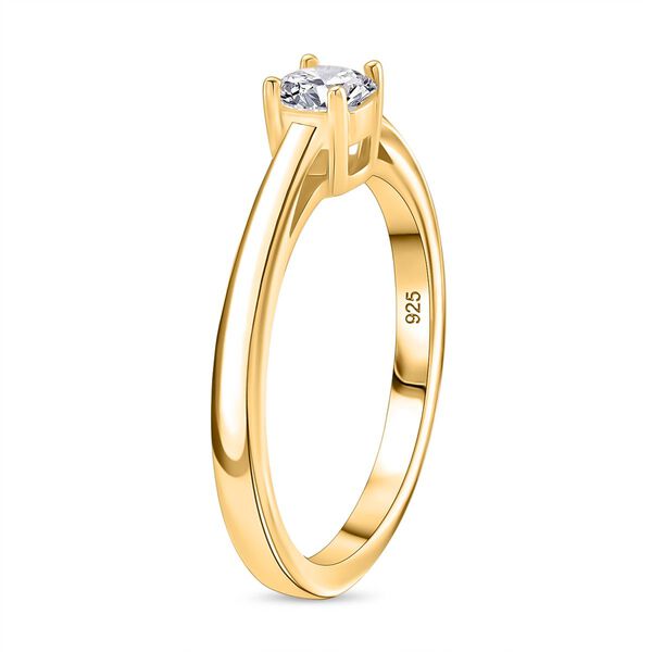 D'Joy GRA zertifiziertes Moissanit Schmuckset, 925 Silber vergoldet - 2 ct. image number 4