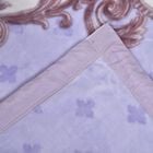 Wolkenweiche Decke mit floralem Muster, 200x230cm, Lavendel image number 3