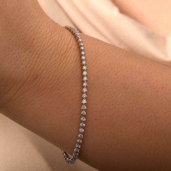 New York Kollektion - SI G-H Diamant Armband, 19 cm, 585 Weißgold - 2 ct. image number 7