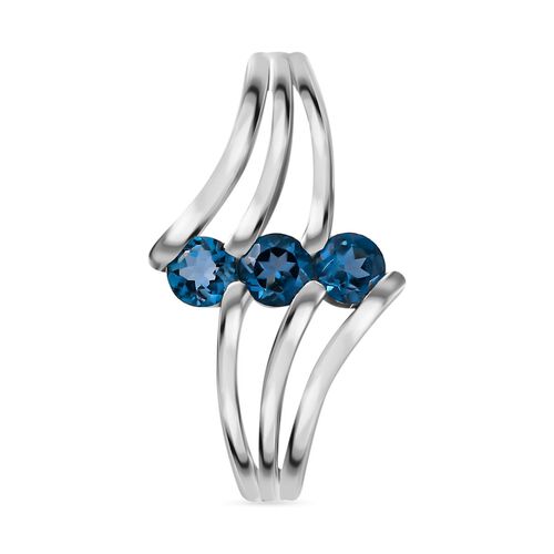 London Blautopas Anhänger - 0,98 ct. image number 0