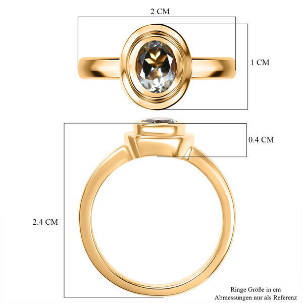 EVER TRUE Prasiolite Ring Nickelfreies Messing (Gr&ouml;&szlig;e 16.00) ca. 0,71 ct image number 6