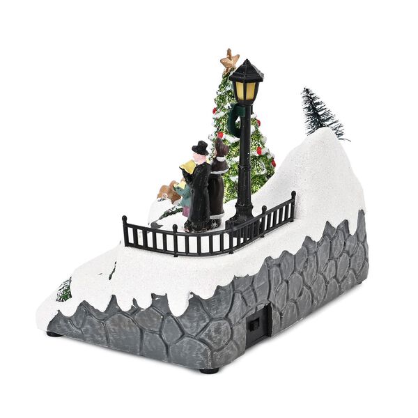 Musik Karussel Winterland mit LED lichter, Tannenbaum image number 9