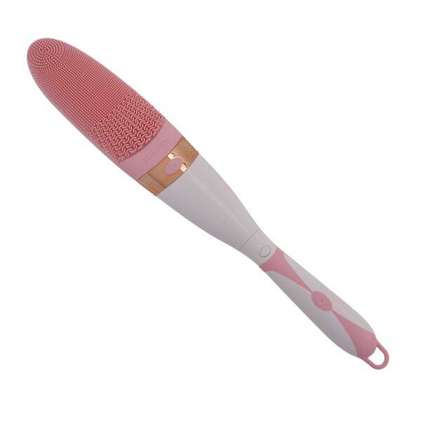 Elektrische Reinigungs-Vibrations-Badebürste mit langem Griff, 43x6,5x4cm, Rosa image number 12