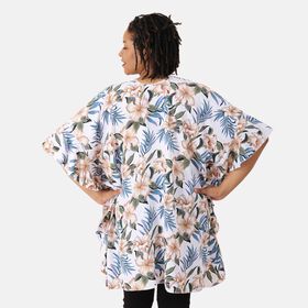 Muster Kimono mit R&uuml;schen, Einheitsgr&ouml;&szlig;e Tropical