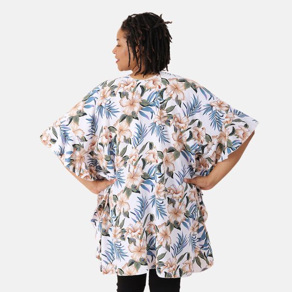 Muster Kimono mit Rüschen, Einheitsgröße Tropical image number 2