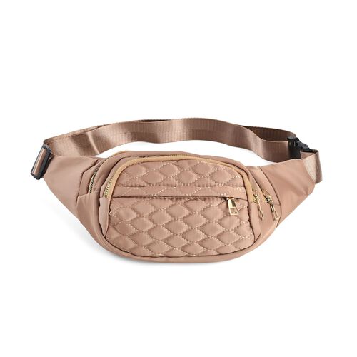 Bauchtasche mit RFID-Schutz, beige image number 0