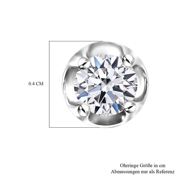 LUXURIANT 0,21 ct. Labor Diamant Ohrringe image number 6