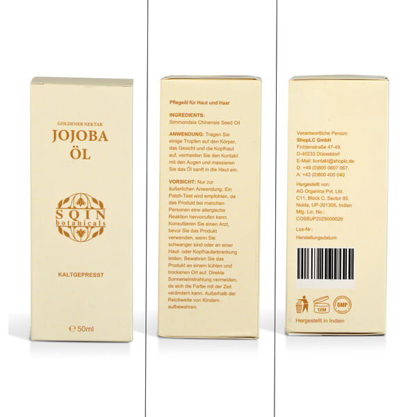 SQIN Botanicals- Kaltgepresstes, nat&uuml;rliches Jojoba&ouml;l, 50ml image number 8