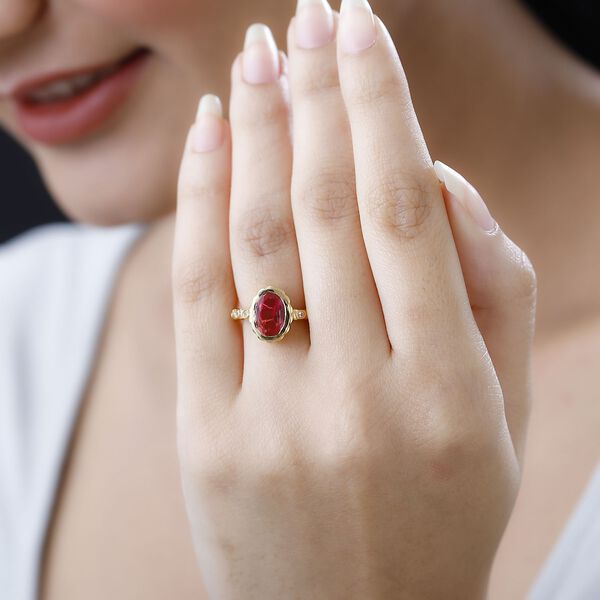 Sunset Triplett Quarz und Zirkon Ring - 2,59 ct. image number 3