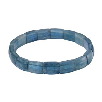 Blaugr&uuml;nes Kyanit flexibles Armband, ca. 95.00 ct