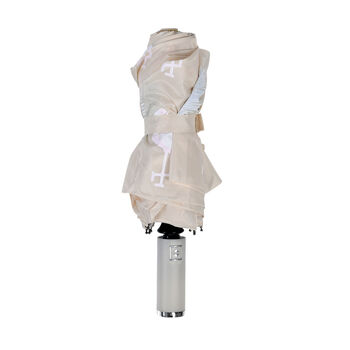 Farbwechsel-Regenschirm, Flamingo, Beige