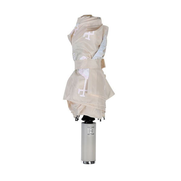 Farbwechsel-Regenschirm, Flamingo, Beige image number 4