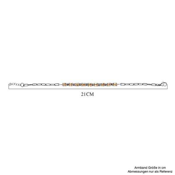 Citrin Armband, ca. 19 cm, Edelstahl ca. 3.71 ct image number 5