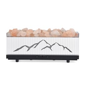 Aroma-Luftbefeuchter mit Doppel-Sprühfunktion, LED-Licht und 10 Duftölen, 200 ml