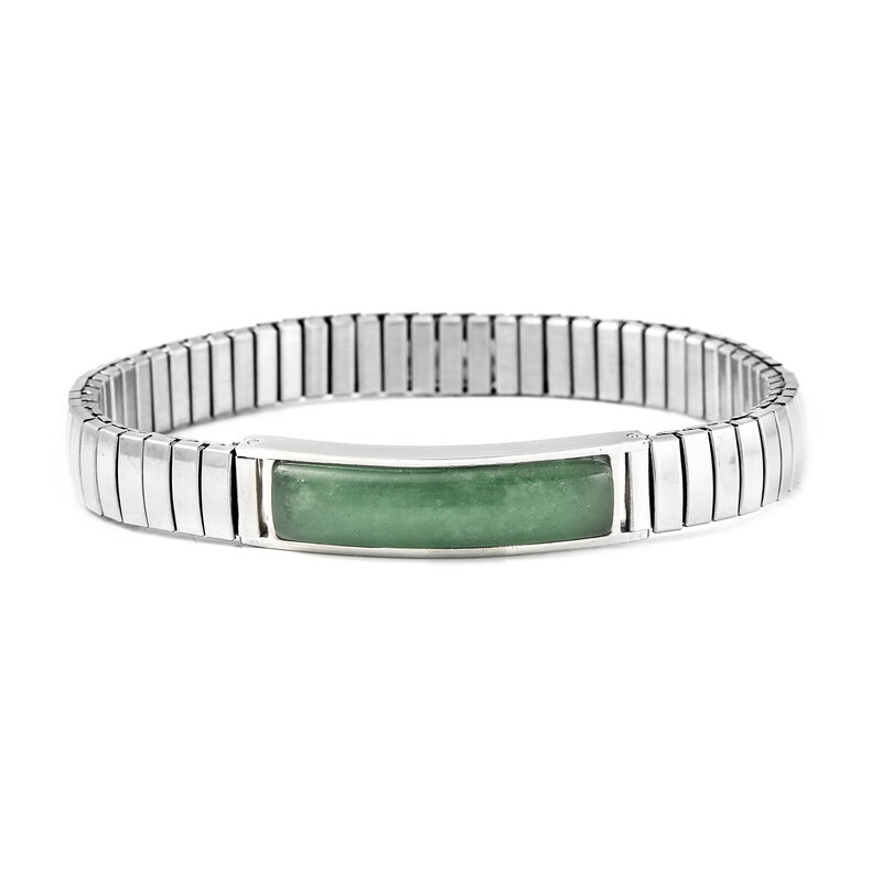 Flexibles, grünes Aventurin-Armband, 19 cm, ca. 16,05 ct image number 0