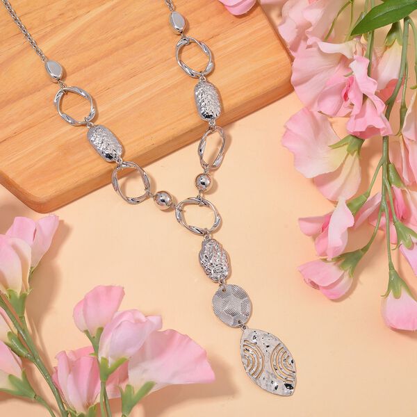 Y-Halskette in Silberton, 52 cm image number 2