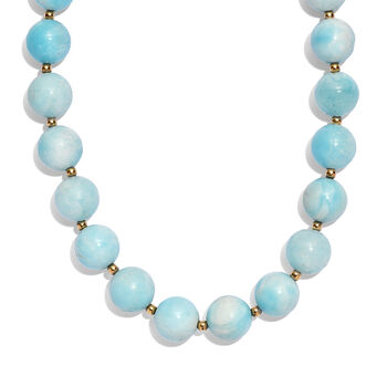 Hemimorphit 45+5cm Halskette - 400 ct.