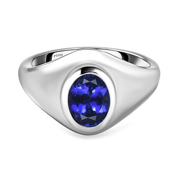 RHAPSODY - AAAA Tansanit-Ring, 950 Platin 9,47g (Gr&ouml;&szlig;e 17.00) ca. 2.01 ct