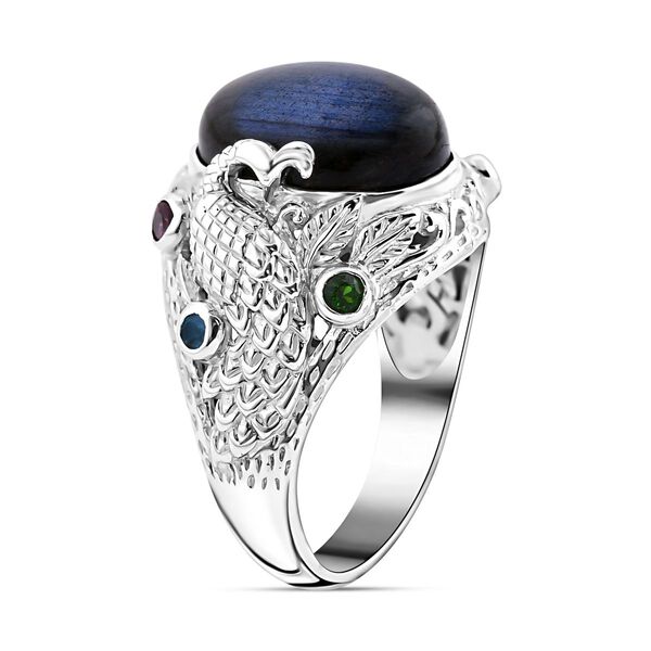Royal Bali Kollektion- Labradorit und Multi-Edelstein-Ring - 9,98 ct. image number 4