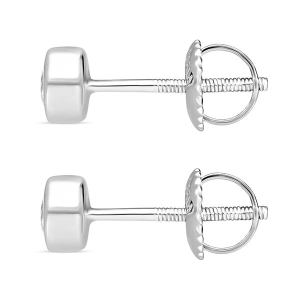 LUXURIANT DIAMOND- IGI zertifizierte SI-GH Labor Diamant Ohrringe in 950 Platin- 0,25 ct. image number 3