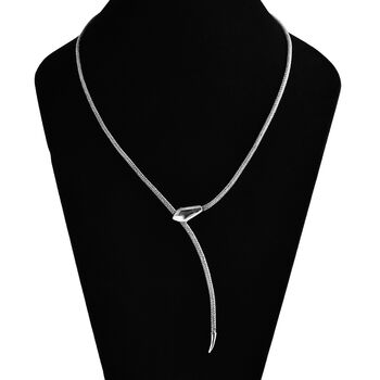 D'Joy Royal Bali - Royal Bali - Tulang Naga mit Schlange Halskette, ca. 60 cm 925 Silber ca. 22,03g