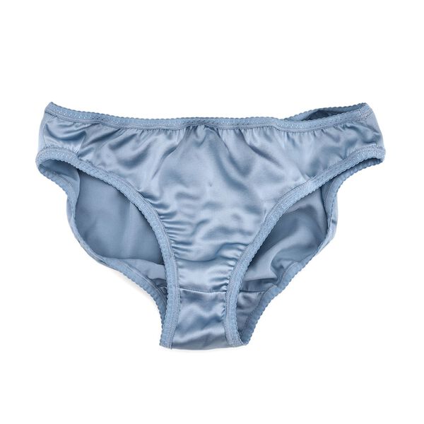 LA MAREY Unterw&auml;sche aus Maulbeerseide, Blau, M image number 4