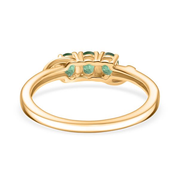 AA Smaragd Ring - 0,47 ct. image number 6