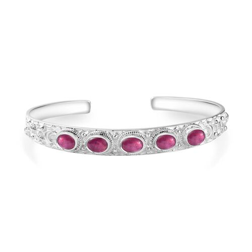AA afrikanischer Rubin Mond und Stern-Armreif, 19 cm - 6 ct. image number 0