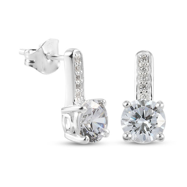 LUSTRO STELLA Zirkonia Ohrringe - 4,07 ct. image number 4