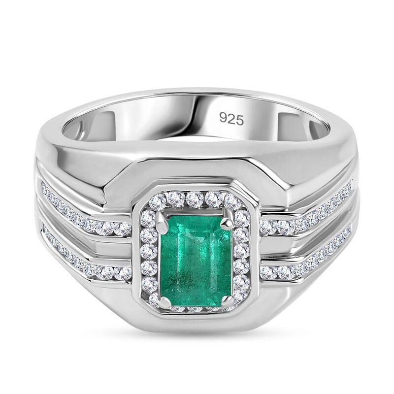 Kagem sambischer Smaragd Ring, ca. 1,58 ct. image number 0