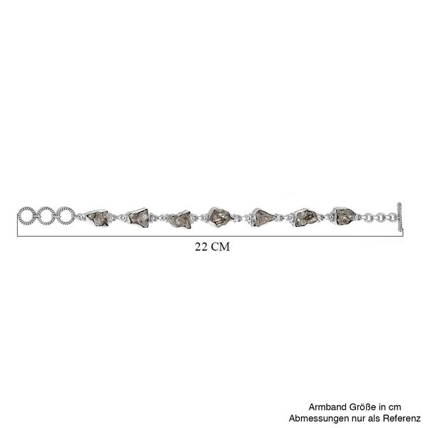 Muonionalusta Meteorit-Armband, ca. 19 cm, 925 Silber ca. 91.00 ct image number 5