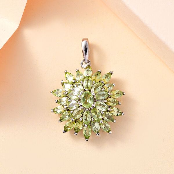 Peridot Anh&auml;nger - 2,58 ct. image number 2