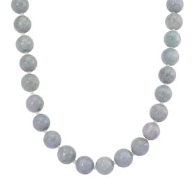 Natürliche weiße flexible Jadeite Jade Halskette - 875 ct.