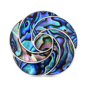 Royal Bali Kollektion- Abalone Muschel Rosen Anhänger