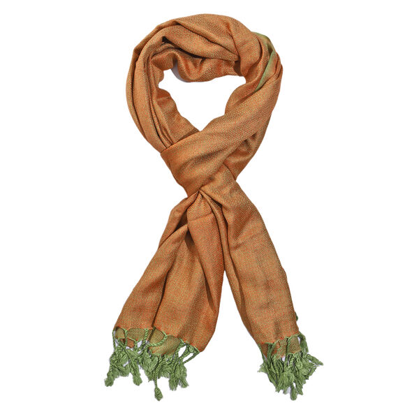 Doppelgewebter Schal, Nude image number 5