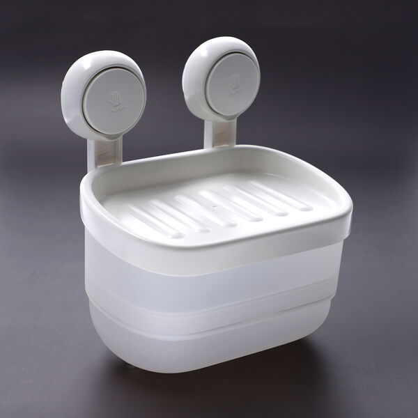 Multifunktionaler Taschentuchhalter mit Drucktastensperren, Wei&szlig;