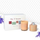 The 5th Season: Geschenkbox von Duftkerze und Raumduft - Champagner