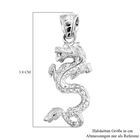 Royal Bali Kollektion - Drachen-Anhänger, 925 Silber, ca. 4,24g image number 5