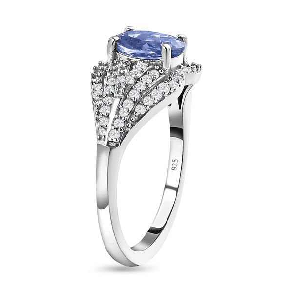 Tansanit und Zirkon-Ring - 1,47 ct. image number 5