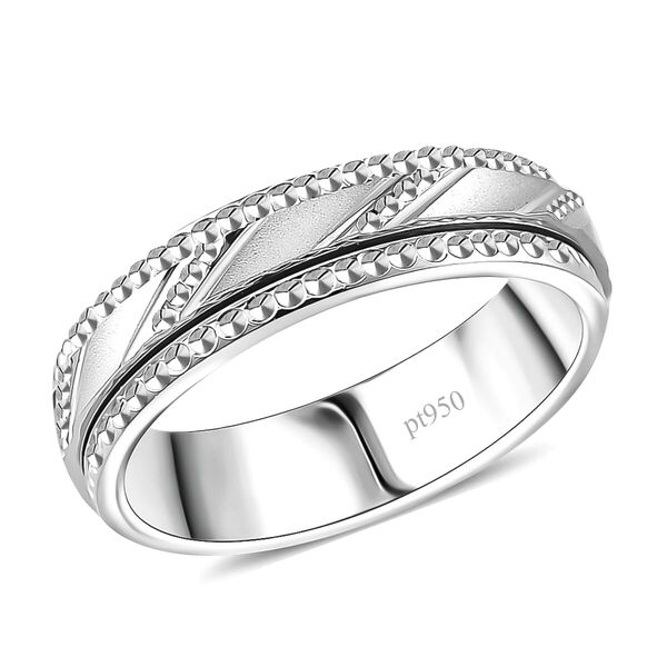 950 Platin Ring (Größe 16.50) ca. 7,50g image number 0