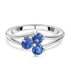 Kaschmir Kyanit Ring, 925 Silber platiniert (Größe 17.00) ca. 1.07 ct