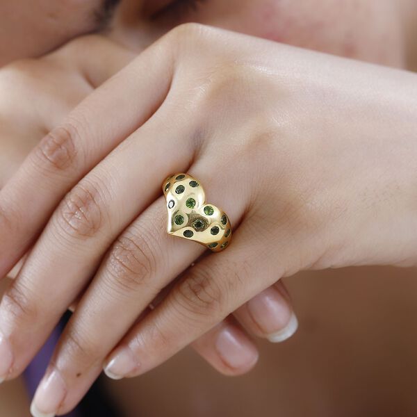 Nat&uuml;rlicher Chromdiopsid-Ring - 1,25 ct. image number 3