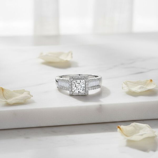 LUXURIANT IGI zertifizierter VS-EF Labor Diamant Ring - 1,50 ct. image number 1