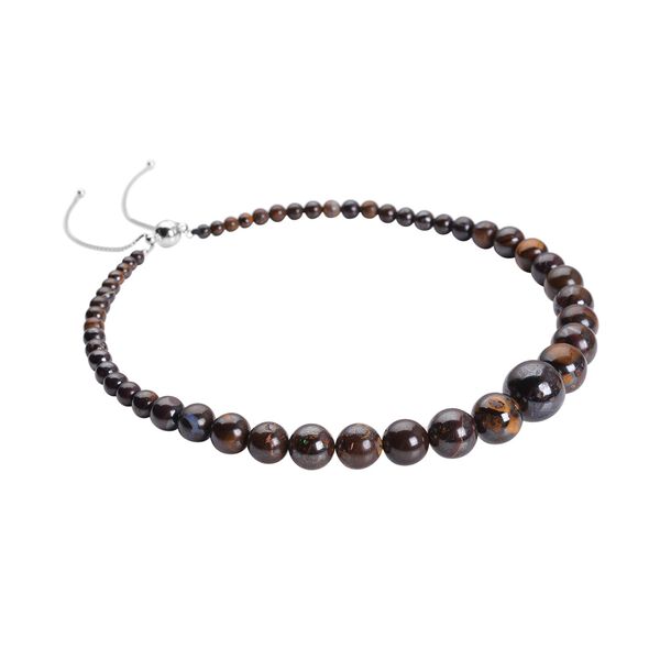 Nat&uuml;rliche Boulder Opal-Halskette, 45 cm - 408,80 ct. image number 5