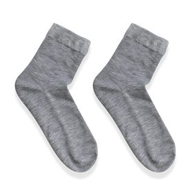 Socken-Set, 4er-Pack, Grau, Größe 36–40