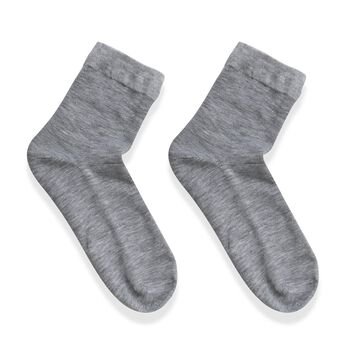 Socken-Set, 4er-Pack, Grau, Gr&ouml;&szlig;e 36&ndash;40