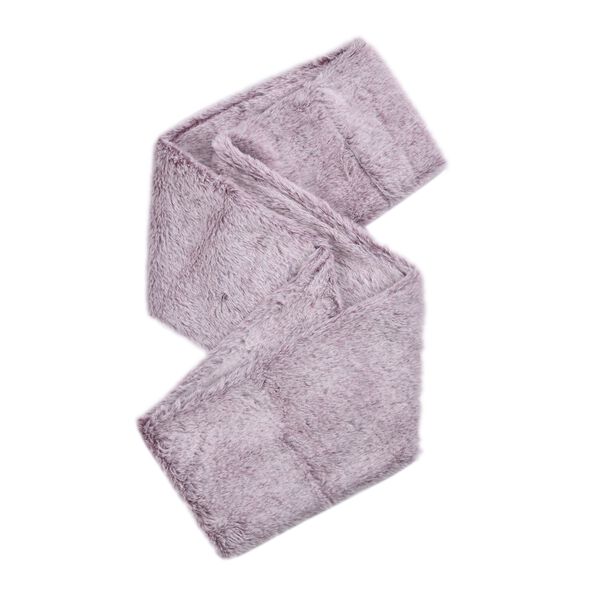 Damen Winterschal in Zweifarb-Design aus Kunstfell, Rosa image number 1