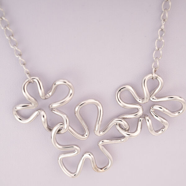 Lucy Q Splash Kollektion - Halskette, ca. 35 cm, 925 Silber rhodiniert ca. 28,00g image number 2