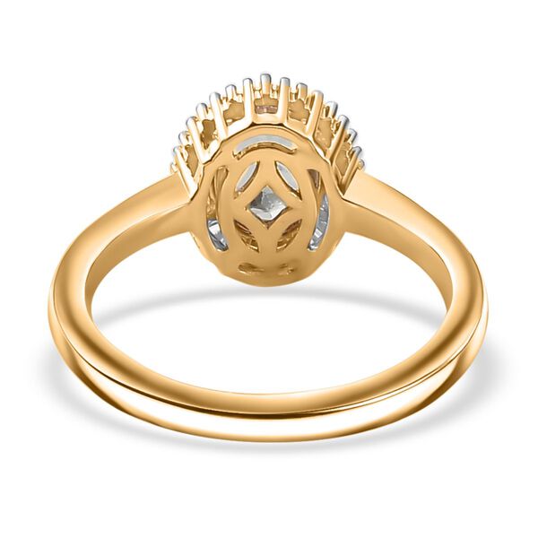 AAA Alexandrit und Diamant Ring in 585 Gold - 1,01 ct. image number 8