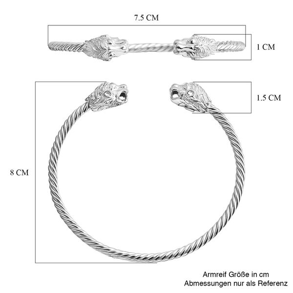 925 Silber Armreif ca. 19 cm ca. 11,36g image number 5